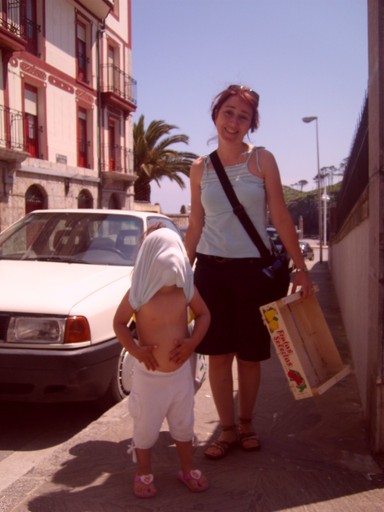 Lekeitio Sokakları, İspanya, Temmuz 2009