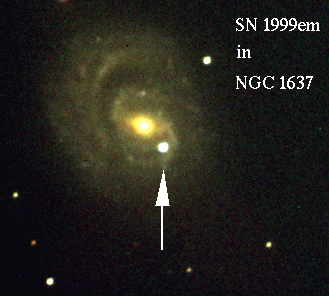 SeNe 1999, EMre sururi in NGC 1637, kucuk prens ziyaretinde.